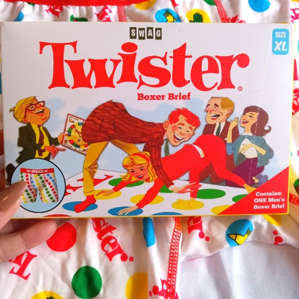 Hasbro Twister mens novelty boxers